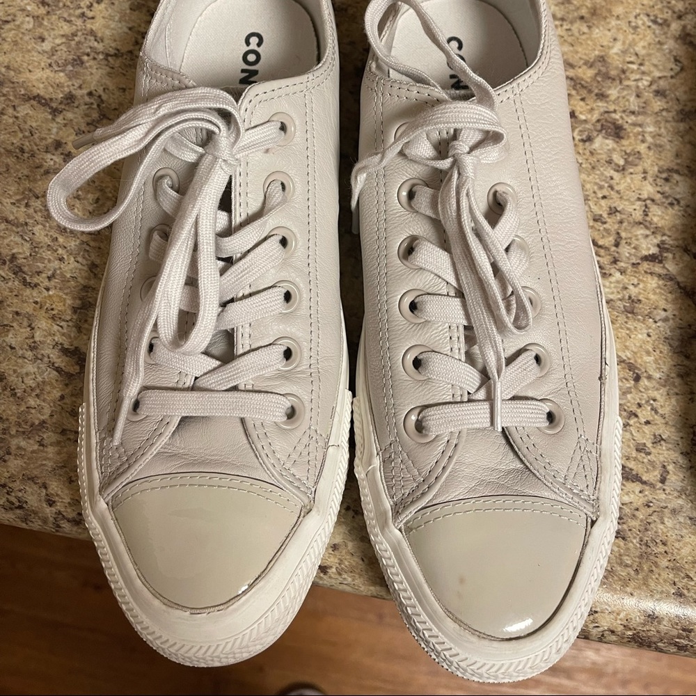 Converse leather gray size 7.5
